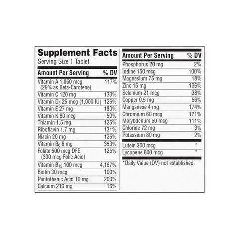 Centrum, Silver Ultra Mens Multivitamin & Multimineral, 100 tabs Centrum