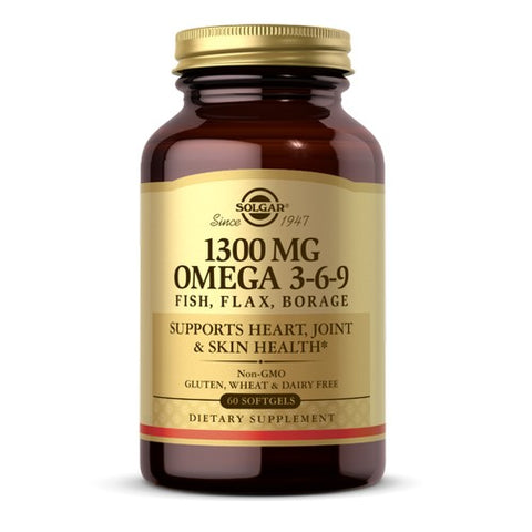Solgar, Omega 3-6-9, 1300 Mg, 60 Softgels Solgar