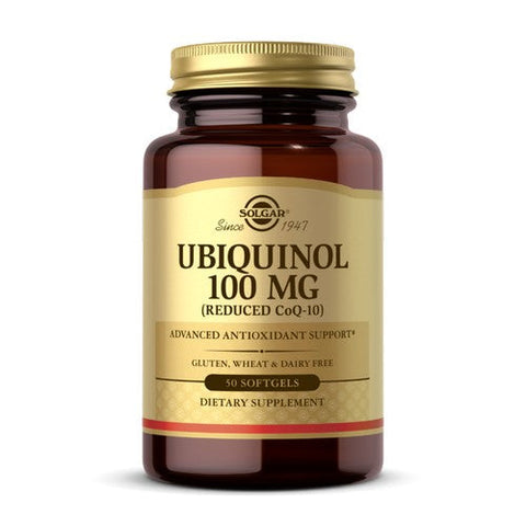 Solgar, Ubiquinol Reduced Coq-10, 100 Mg, 50 SoftGels Solgar