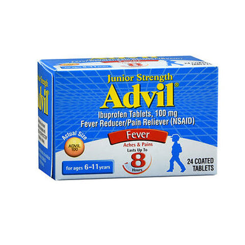 Advil, Junior Strength, 100 mg, 24 each Advil