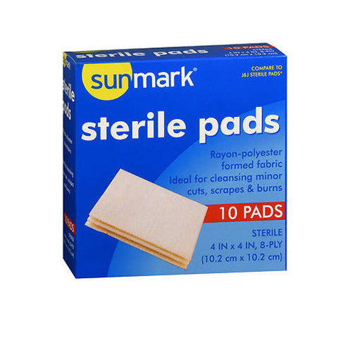 Sunmark, Sterile Pads, 10 Count Sunmark