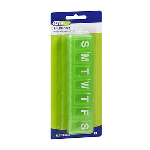 Ezy Dose, Pill Planner Weekly With Locking Device Large, 1 Each Ezy Dose
