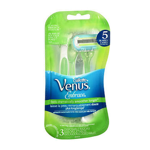 Gillette, Venus Embrace Disposable Razors, 3 each Gillette