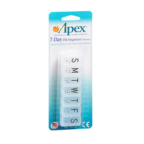 Carex, Apex 7-Day Pill Organizer, Medium 1 each Carex