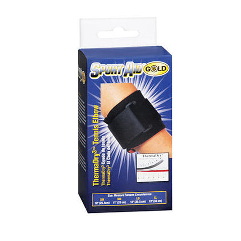 Sport Aid, Gold Thermadry3 Tennis Elbow Medium, 1 Each Sport Aid