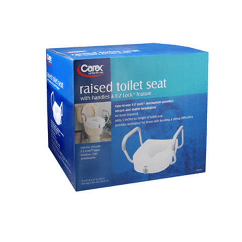Carex, Raised Toilet Seat B304-00, 1 Each Carex