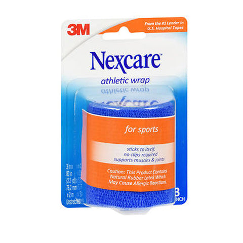 Nexcare, Athletic Wrap 3 Inch Blue, 5 Yard Nexcare