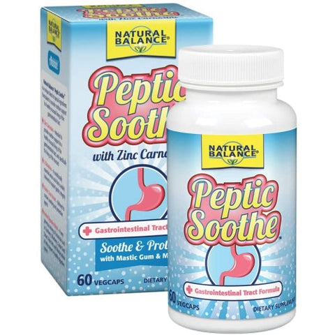 Natural Balance (Formerly known as Trimedica), Peptic Soothe, 60 VEG CAPS Natural Balance (Formerly known as Trimedica)