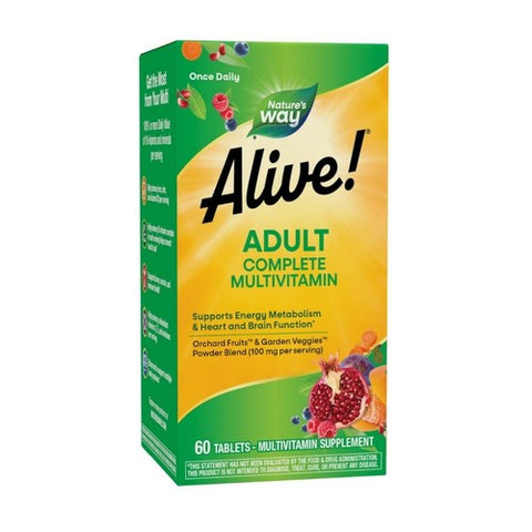 Alive! Adult Complete Multivitamin 60 tabs by Nature's Way