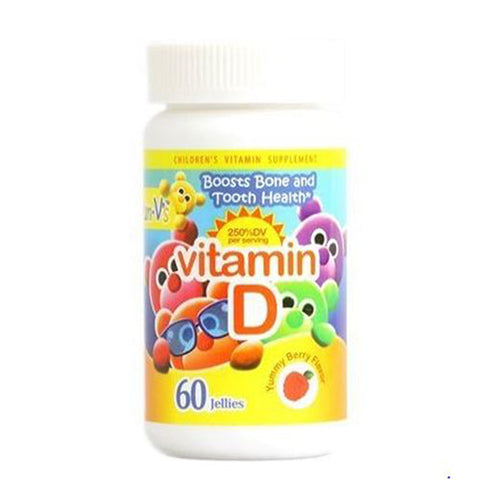 Dulce Probiotics, Vitamin D Jellies Berry, 1,000 IU, 60 Chews Dulce Probiotics