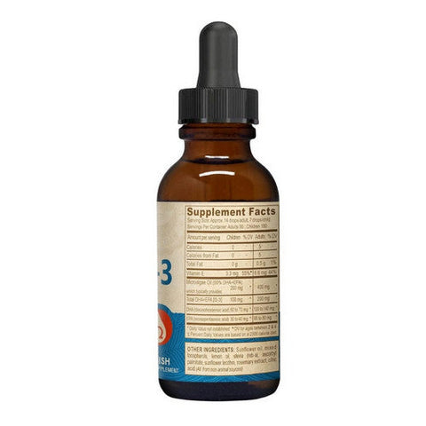 Deva Vegan Vitamins, Omega-3 Vegan Liquid DHA-EPA, Lemon Flavor 2 OZ Deva Vegan Vitamins