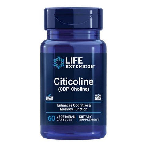 Life Extension, Citicoline (CDP-Choline), 250 mg, 60 Vcaps Life Extension