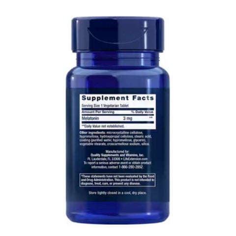 Melatonin 6 Hour Timed Release 60 Veg Caps by Life Extension