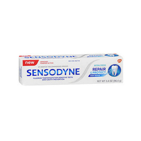 Novartis Consm Hlth Inc, Sensodyne Sensitive Teeth Repair And Protect Toothpaste, Extra Fresh 3.4 oz Novartis Consm Hlth Inc