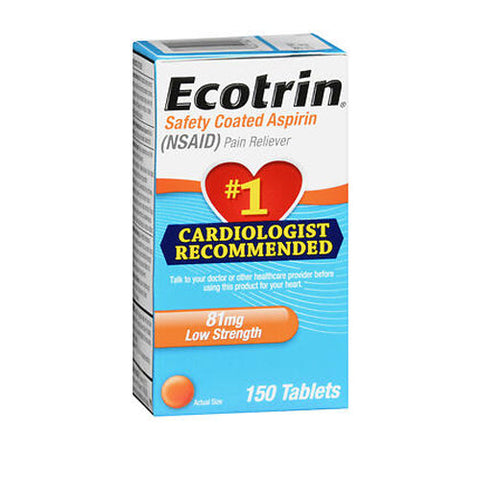 Ecotrin, Low Strength Aspirin, 81 mg, 150 Tabs Ecotrin