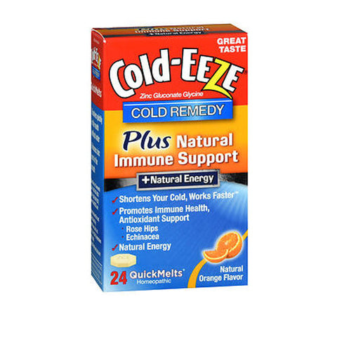 Cold-Eeze, Remedy QuickMelts, Natural Orange Flavor 24 Each Cold-Eeze