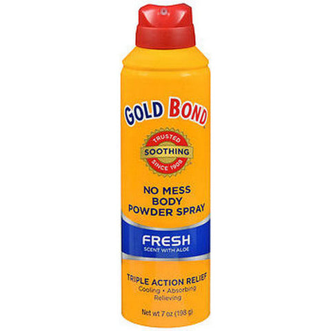 Gold Bond, No Mess Powder Spray, Fresh Scent With Aloe 7 oz Gold Bond