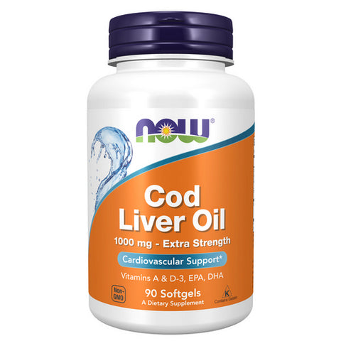 Now Foods, Cod Liver Oil, 1000 mg, 90 SoftGels Now Foods