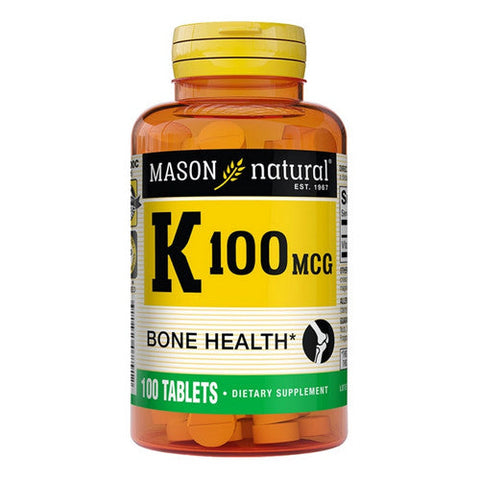 Mason, Vitamin K, 100 Mcg, 100 Tabs Mason