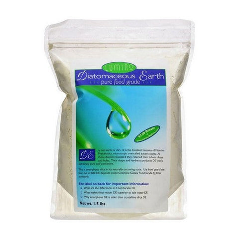 Lumino, Pure Food Grade Diatomaceous Earth, 1.5 Lb Lumino