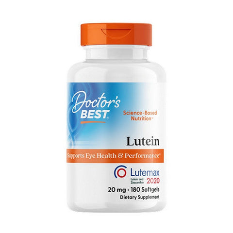 Doctors Best, Lutein with Lutemax, 20 mg, 180 Softgels Doctors Best