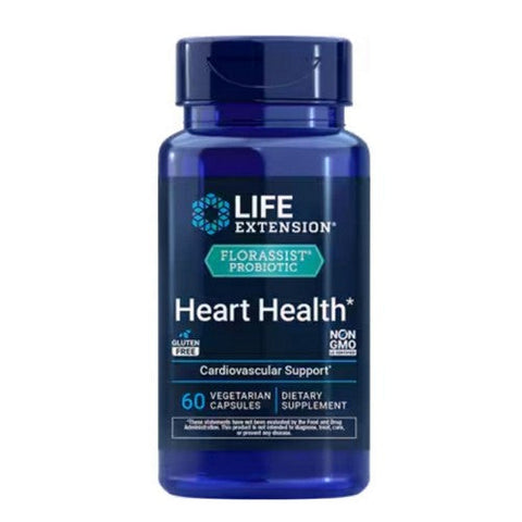Life Extension, Florassist Heart Health Probiotic, 60 Caps Life Extension