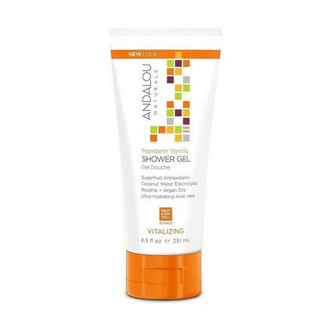 Andalou Naturals, Shower Gel, Mandarin Vanilla Vitalizing,, 8.5 Oz Andalou Naturals