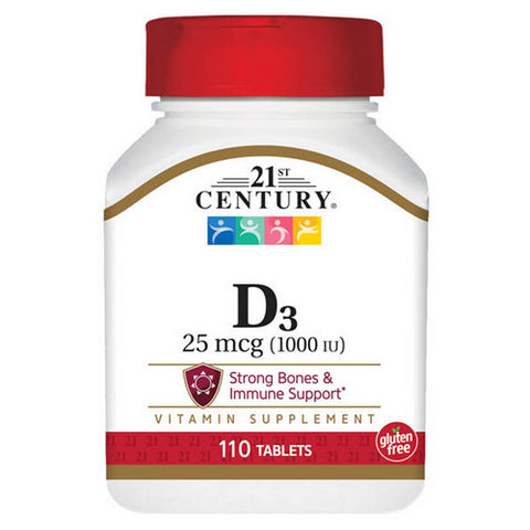 21st Century, Vitamin D-1000, 110 Tabs 21st Century