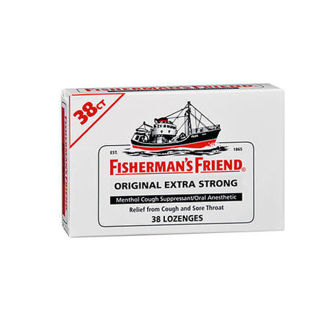 Greenwood Brands Llc, Fisherman's Friend Cough Suppressant Lozenges, Menthol 38 Each Fisherman's Friend