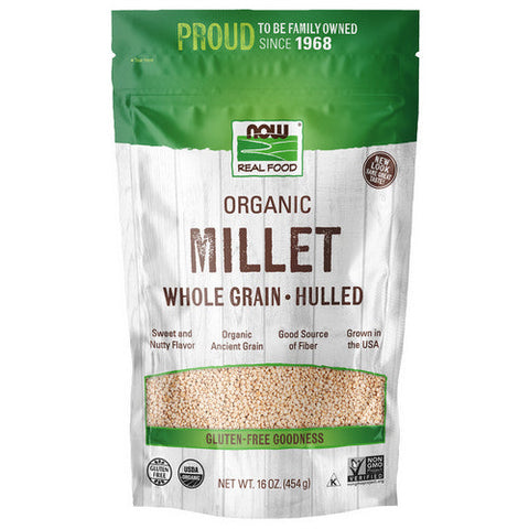 Now Foods, Organic Millet, 16 oz Now Foods