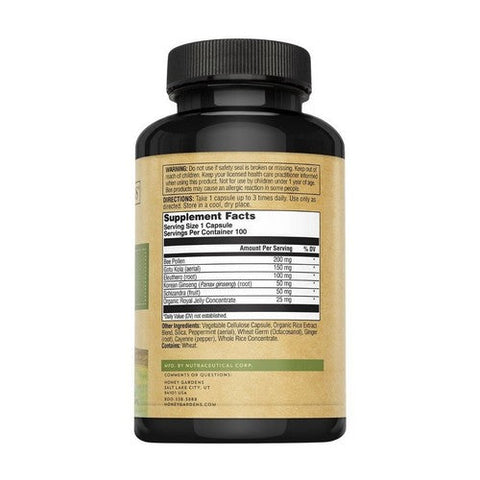 Premier One, Raw Energy Extreme, 720 Mg, 100 Caps Premier One