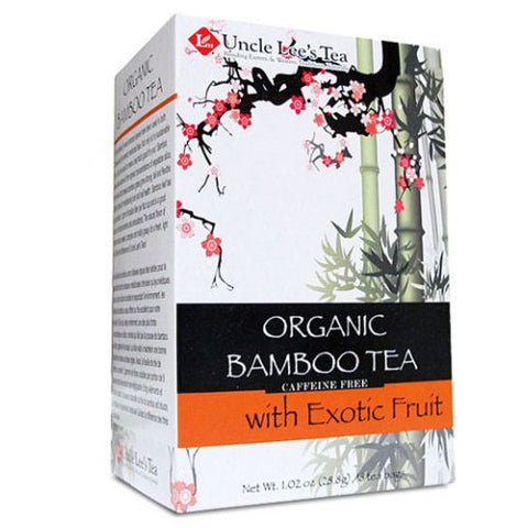Uncle Lees Teas, Organic Bamboo Tea, Exotic Fruit 18 Bags Uncle Lees Teas