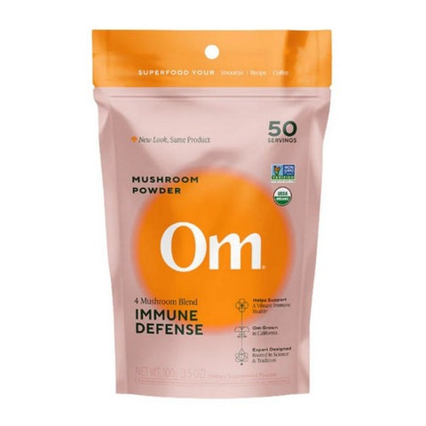 Om Mushrooms, Organic Mushroom Nutrition Supplement Powder Immune, 3.57 Oz Om Mushrooms