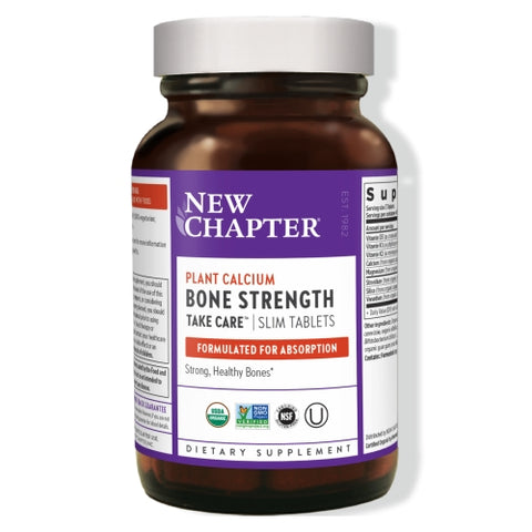 New Chapter, Bone Strength Take Care Organic Plant Calcium, 30 Veg Caps New Chapter