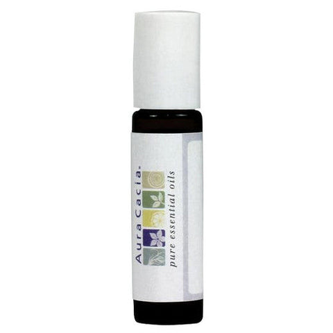 Aura Cacia, Empty Amber Roll-On Bottle with Writeable Label, 0.31 oz Aura Cacia