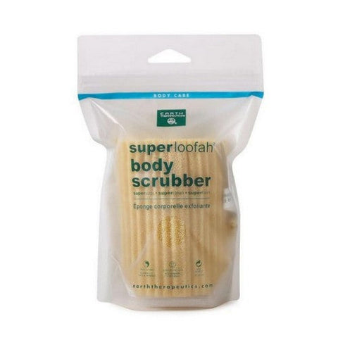 Earth Therapeutics, Super Loofah Body Scrubber, Green 1 Count Earth Therapeutics