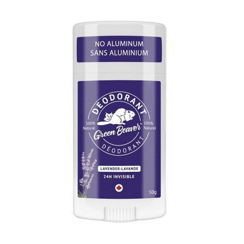 Green Beaver, Deodorant Stick Lavender, 50 Grams / 1.76 Oz Green Beaver
