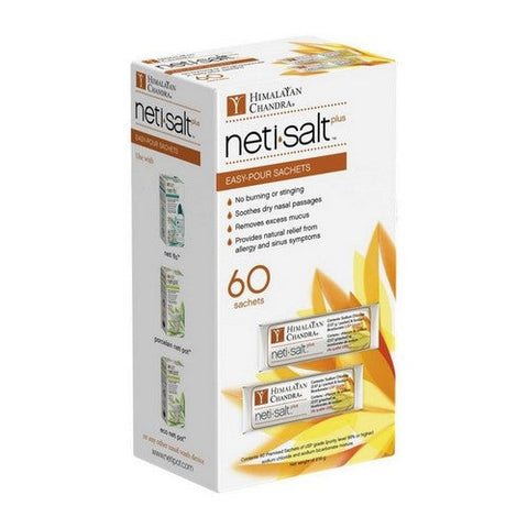Himalayan Institute, Neti Salt Refill Sachet, 60 Sachets Himalayan Institute