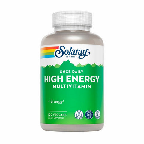 Solaray, Once Daily High Energy Iron-Free, 120 Caps Solaray
