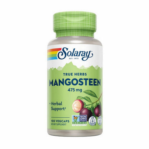 Solaray, True Herbs Mangosteen, 475 Mg, 100 Veg Caps Solaray