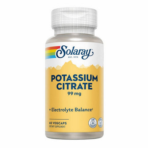 Solaray, BioCitrate Potassium, 60 Caps Solaray