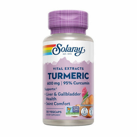 Solaray, Turmeric One Daily, 30 Caps Solaray