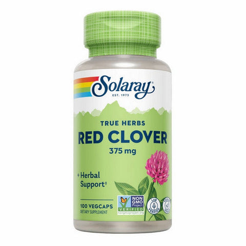 Solaray, True Herbs Red Clover, 375 Mg, 100 Veg Caps Solaray