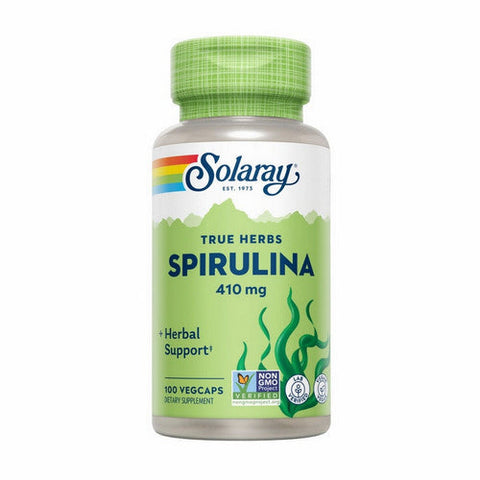 Solaray, Spirulina, 410 mg, 100 Caps Solaray