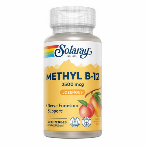 Solaray, Methyl B-12, Mango Peach 60 Lozenges Solaray