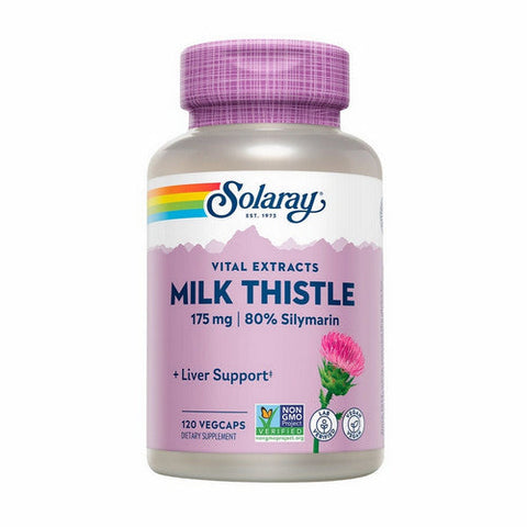 Solaray, Milk Thistle Seed Extract, 175 mg, 120 Caps Solaray