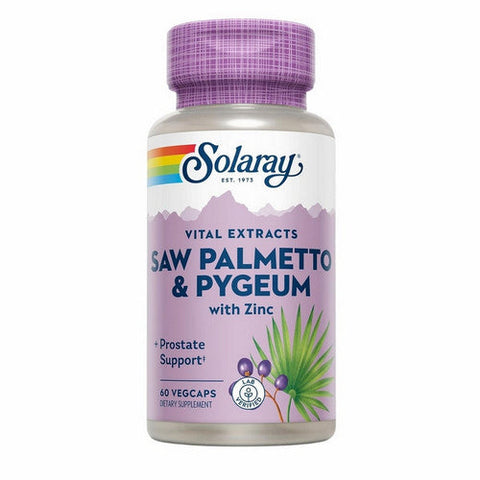 Solaray, Pygeum & Saw Palmetto, 60 Caps Solaray