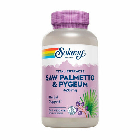Solaray, Pygeum & Saw Palmetto, 240 Caps Solaray