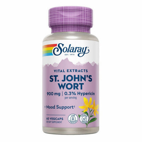 Solaray, St. John's Wort Twice Daily, 60 Caps Solaray