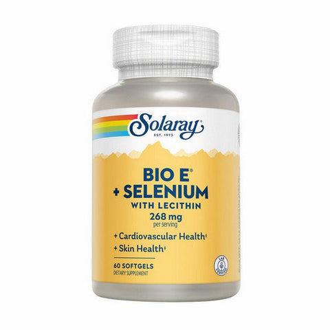Solaray, Bio E with Selenium, 60 Softgels Solaray